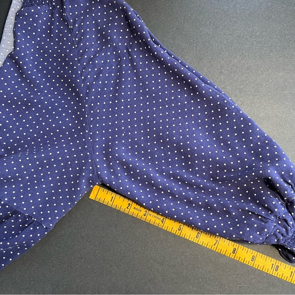 ISA CLO. POLKA DOT BLUE TIERED MIDI DRESS ?S/M - Picture 10 of 10